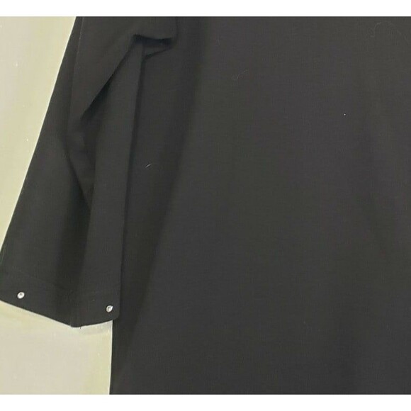 Las Olas Women's Small Blouse with Beautiful, Colorful Decor and 3/4 Sleeves - Picture 7 of 10